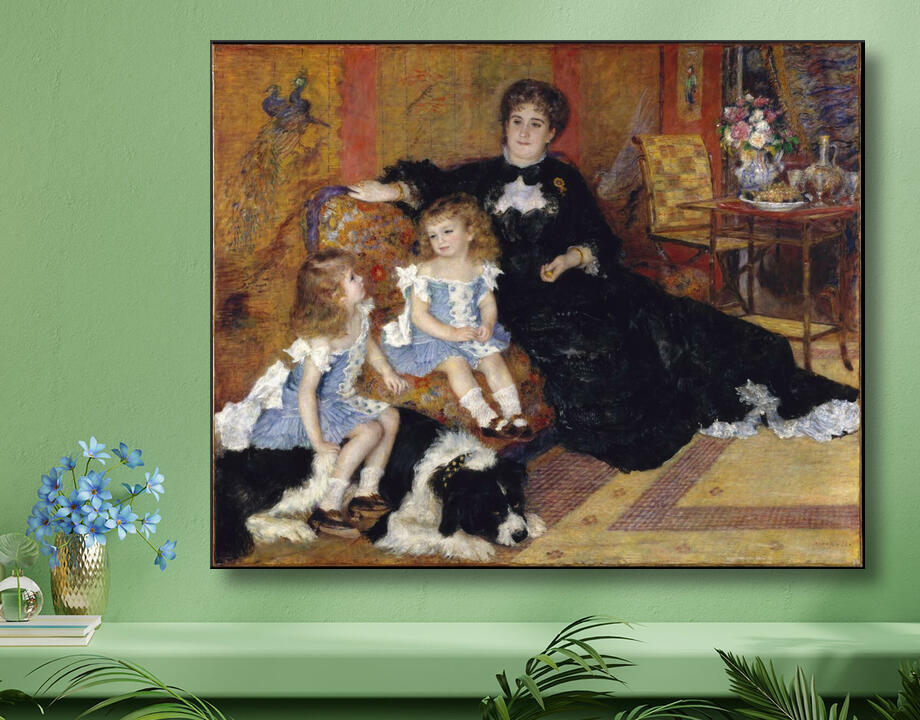 Auguste Renoir : Madame Georges Charpentier (Marguérite-Louise Lemonnier, 1848-1904) et ses enfants, Georgette-Berthe (1872-1945) et Paul-Émile-Charles (1875-1895)