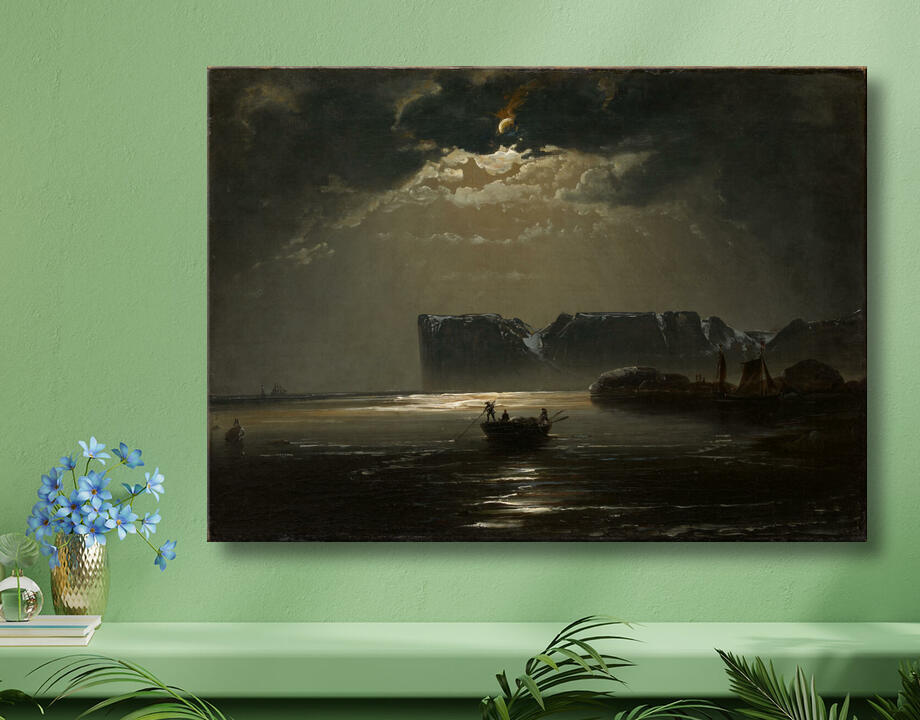 Peder Balke : Le Cap Nord au clair de lune