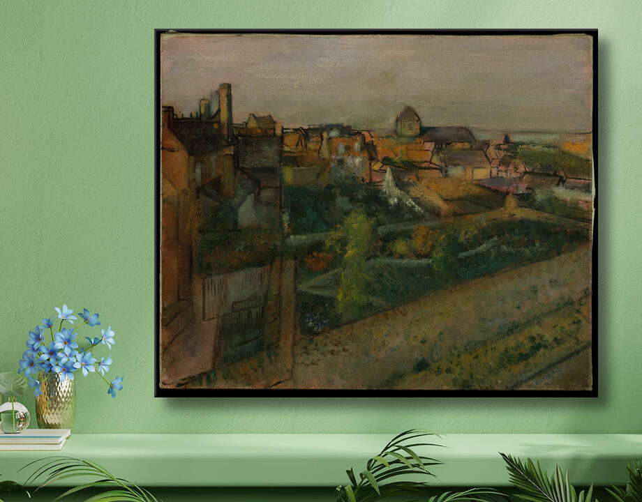 Edgar Degas : View of Saint-Valéry-sur-Somme