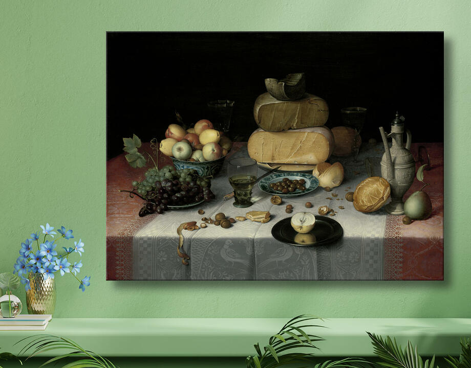 Floris Claesz van Dijck : Nature morte au fromage