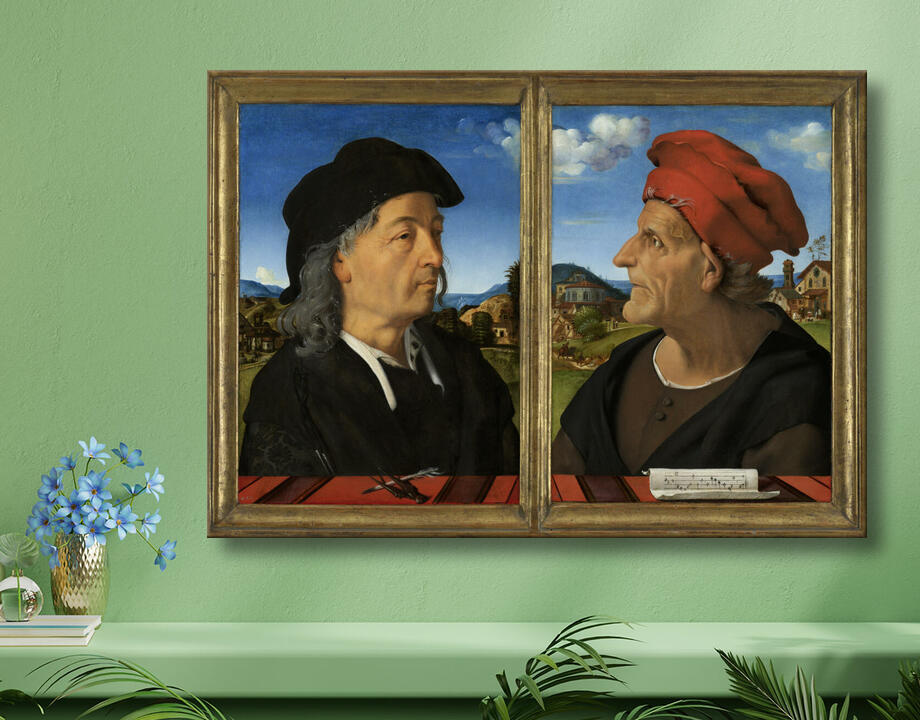 Piero di Cosimo : Portraits de Giuliano et Francesco Giamberti da Sangallo