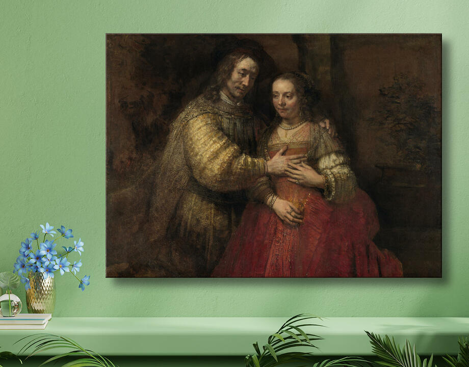 Rembrandt van Rijn : Isaac et Rebecca, connus sous le nom de « l