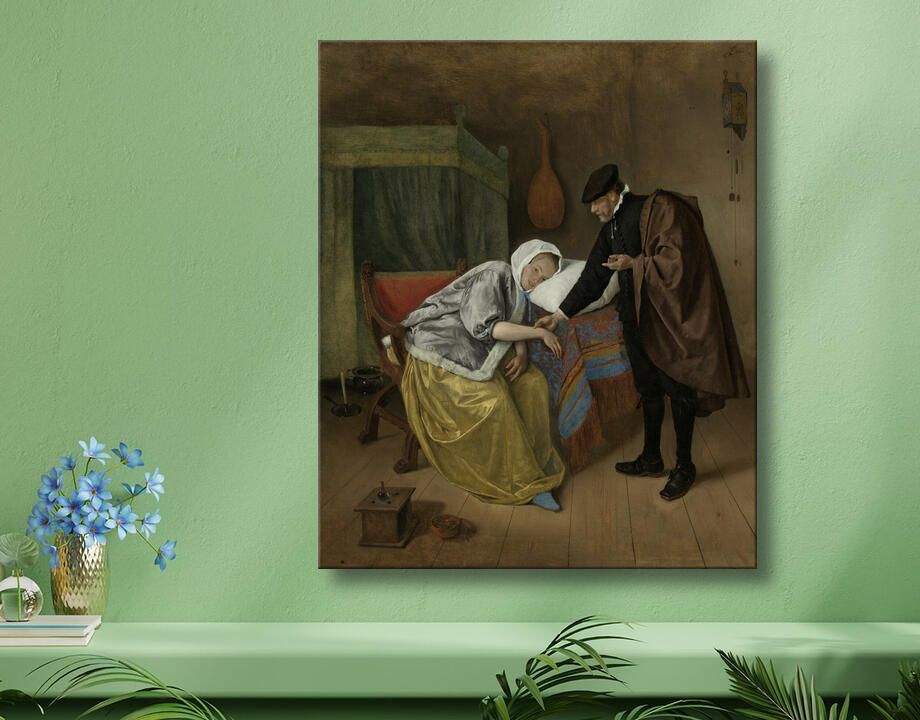 Jan Havicksz. Steen : La femme malade