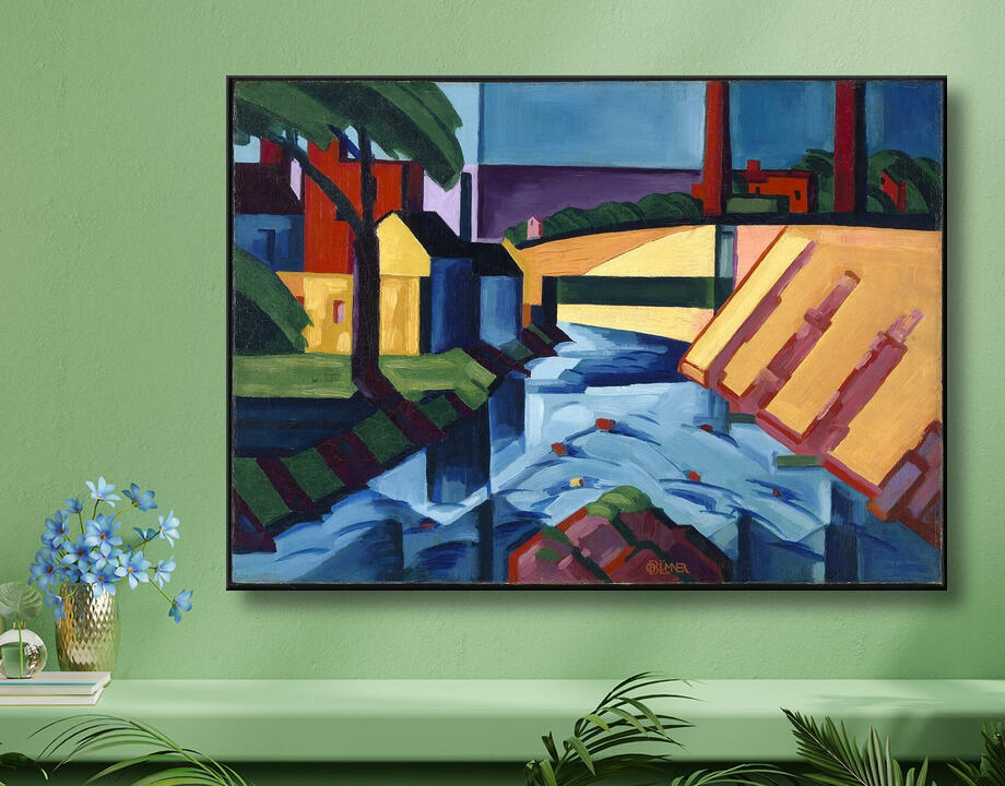 Oscar Bluemner, born Prenzlau, Germany 1867-died South Braintree, MA 1938 : Tonalités du soir