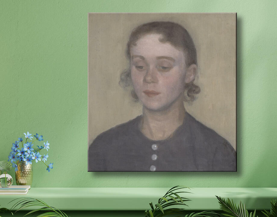 Hammershøi, Vilhelm : La femme de l'artiste, Ida Hammershøi, née Ilsted