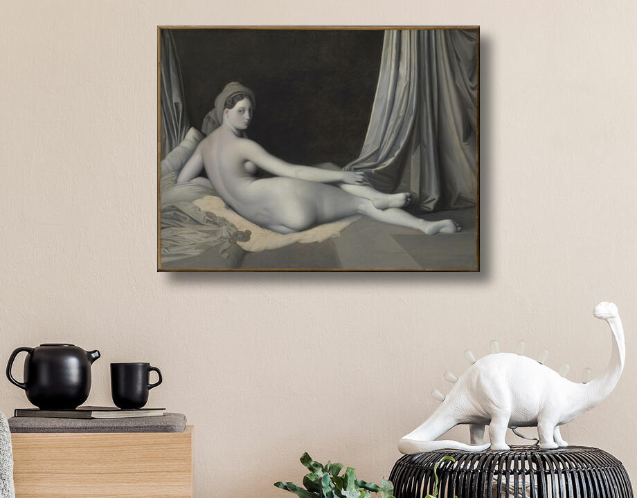 Jean Auguste Dominique Ingres : Odalisque in Grisaille