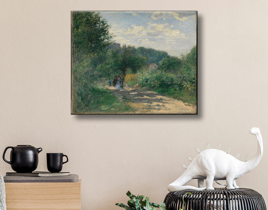 Auguste Renoir : Une route à Louveciennes