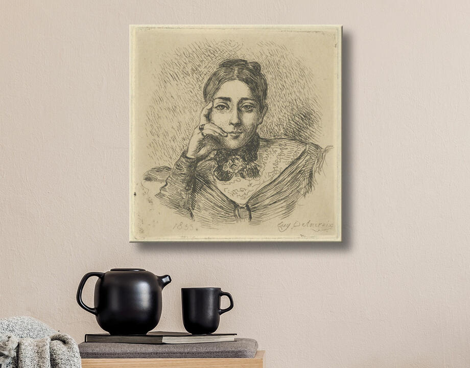 Eugène Delacroix : Portrait de Madame Frédéric Villot