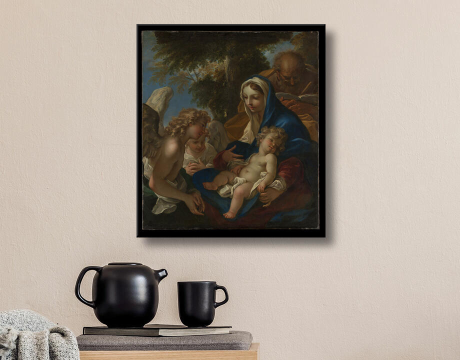 Sebastiano Ricci : La Sainte Famille avec des anges