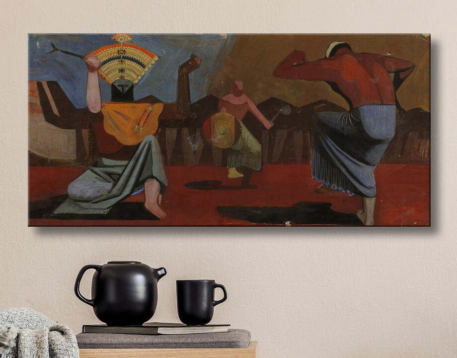 Unidentified : Croquis pour les danseurs indiens