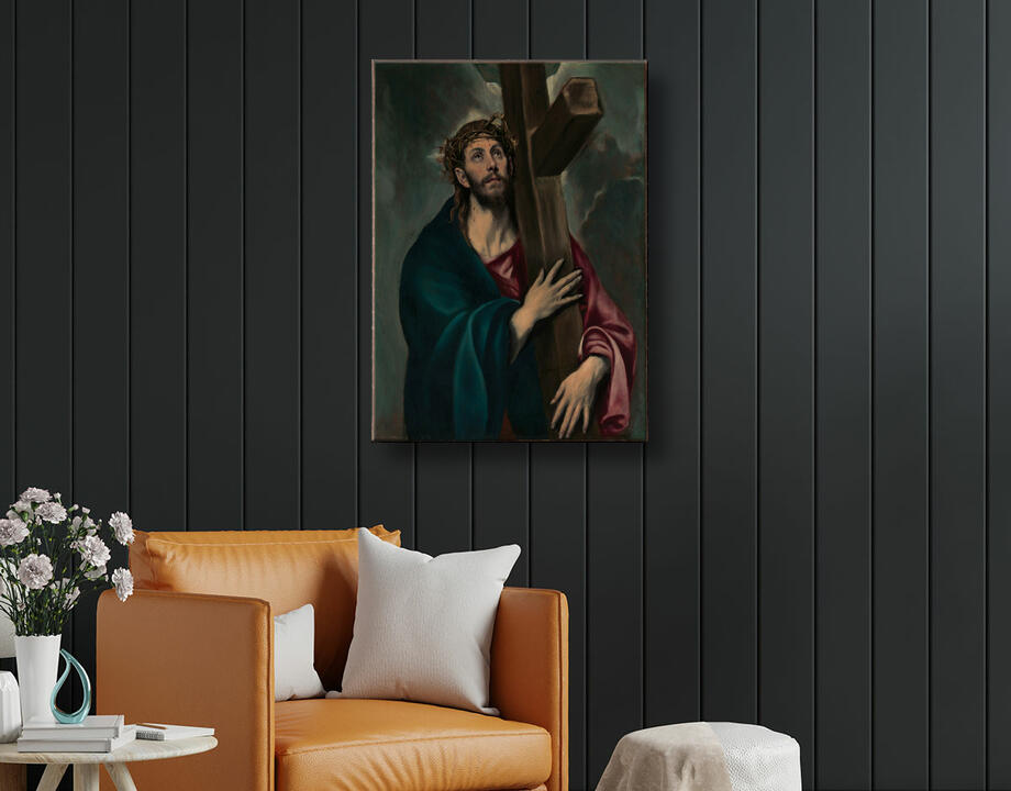 El Greco (Domenikos Theotokopoulos) : Christ portant la croix