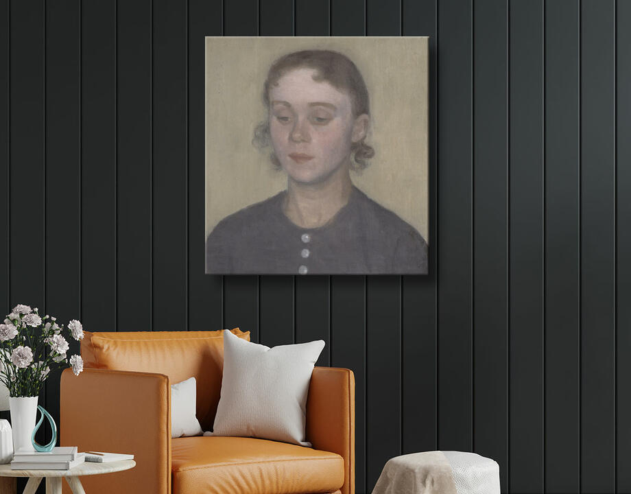 Hammershøi, Vilhelm : La femme de l'artiste, Ida Hammershøi, née Ilsted