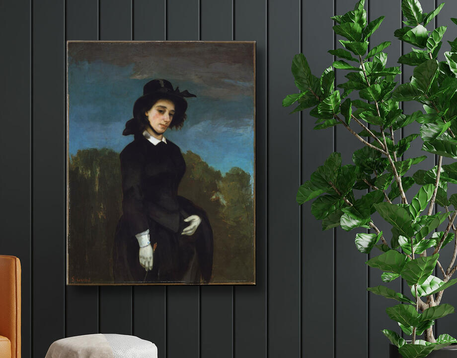 Gustave Courbet : Femme en habit d