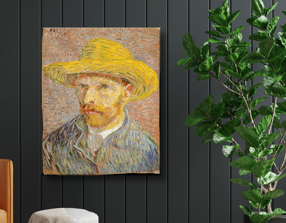 Vincent van Gogh : Autoportrait au chapeau de paille