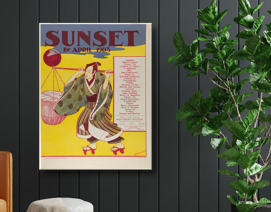 William Stevens : Sunset Magazine : avril