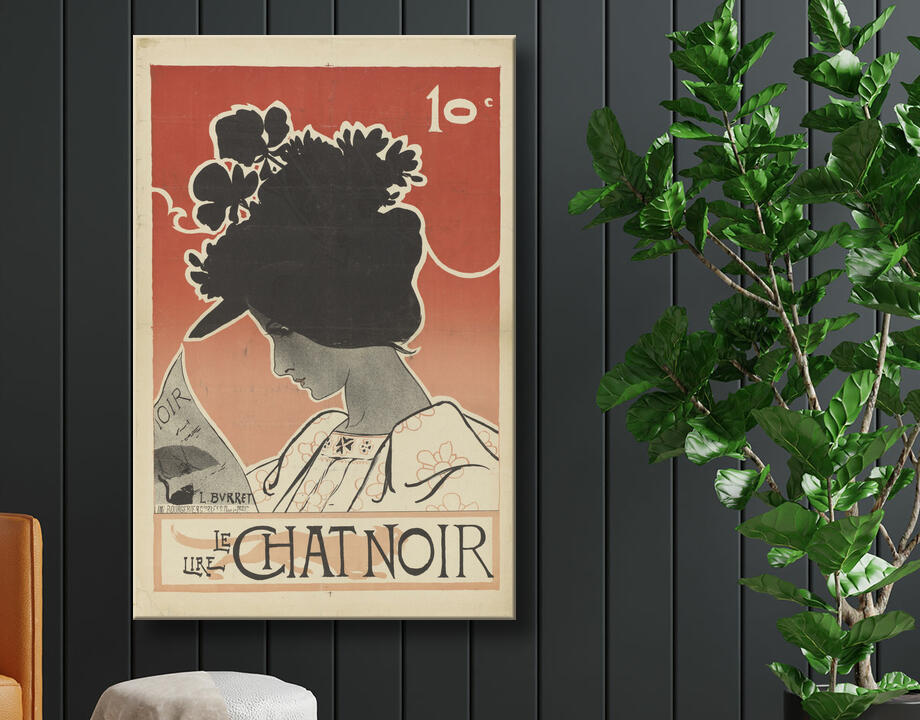 Léonce Burret : Affiche pour le magazine Le Chat Noir