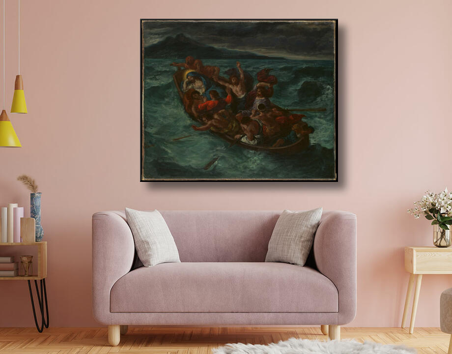 Eugène Delacroix : Le Christ endormi pendant la tempête