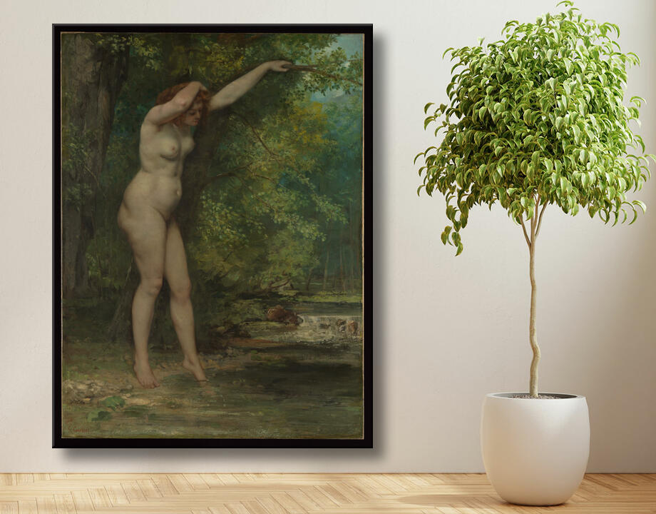 Gustave Courbet : Le jeune baigneur