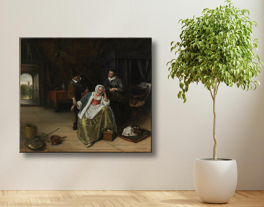 Jan Steen : La jeune fille malade d