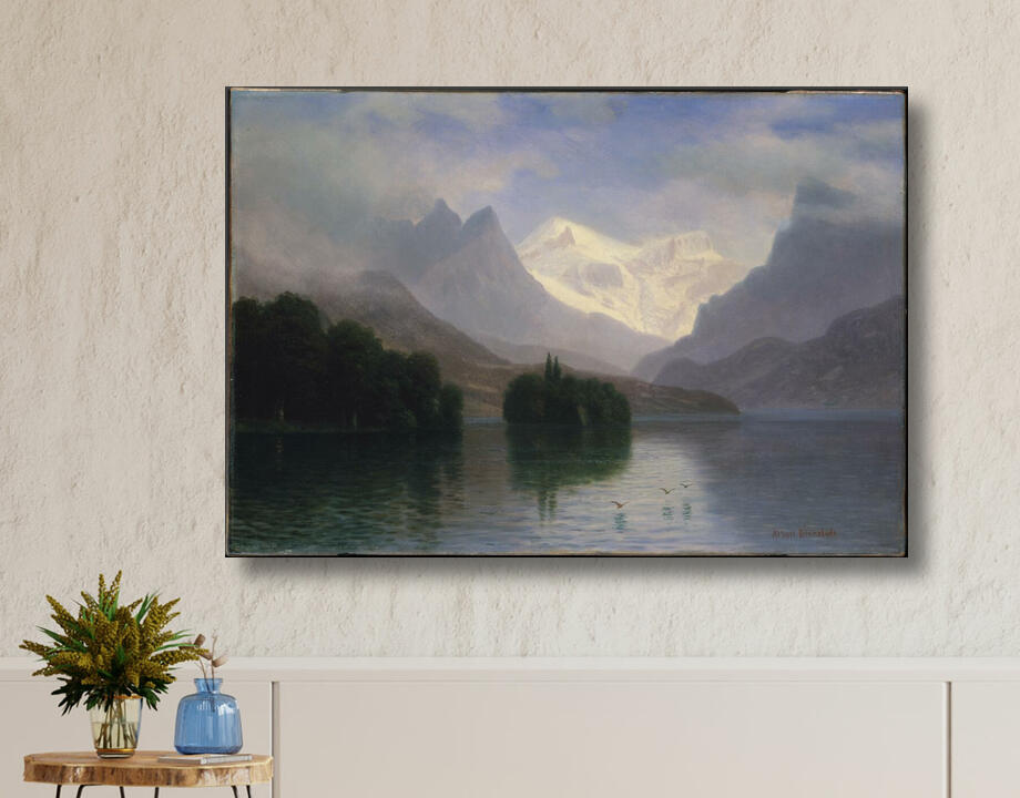 Albert Bierstadt : Scène de montagne