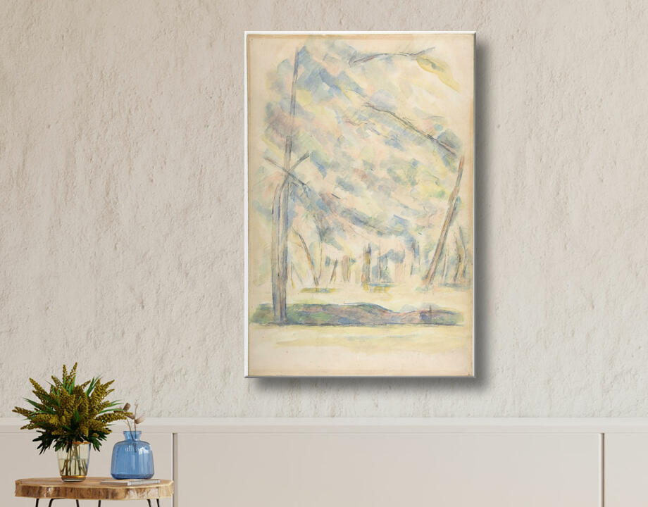 Paul Cézanne : Paysage (recto) ; Croquis de rochers (?) (verso)