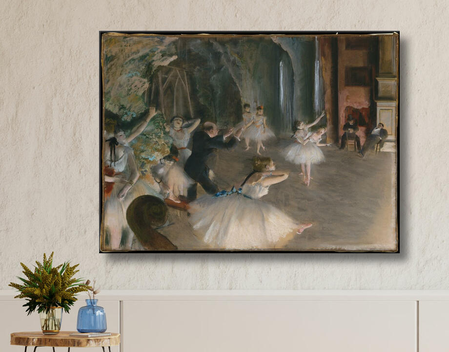 Edgar Degas : La répétition sur scène