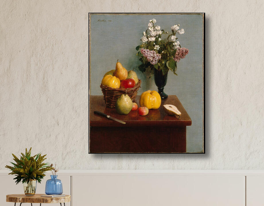 Henri Fantin-Latour : Nature morte aux fleurs et aux fruits