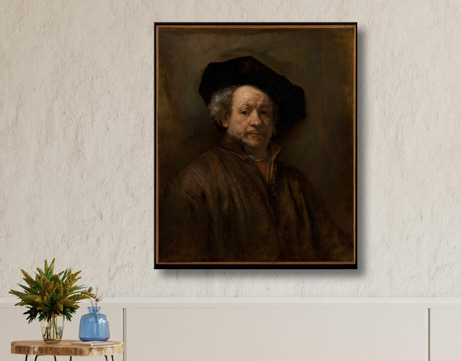 Rembrandt (Rembrandt van Rijn) : Autoportrait