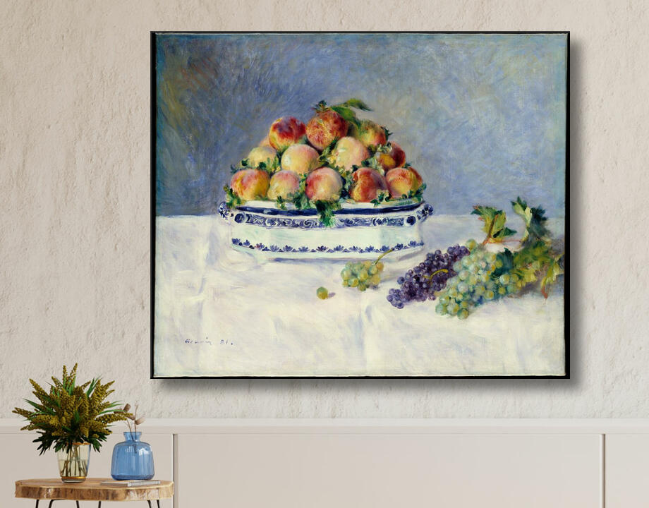 Auguste Renoir : Nature morte aux pêches et raisins