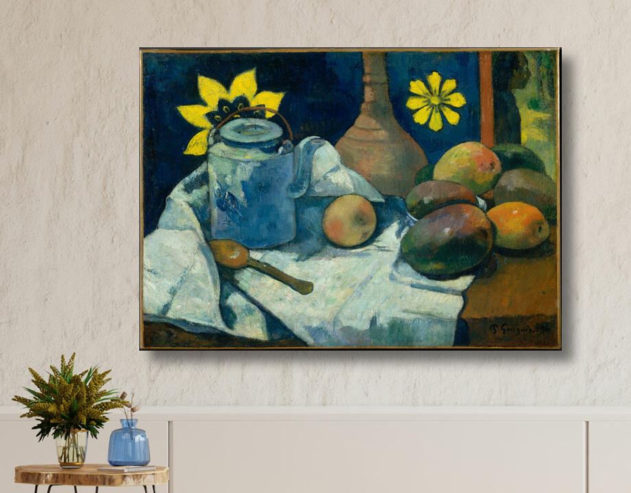 Paul Gauguin : Nature morte à la théière et aux fruits