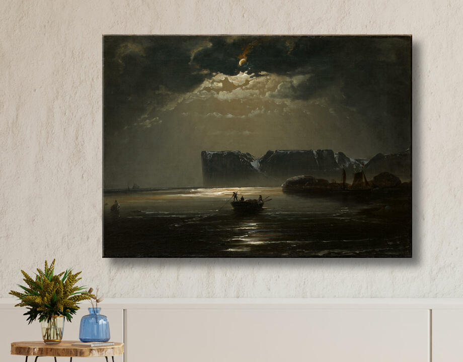 Peder Balke : Le Cap Nord au clair de lune