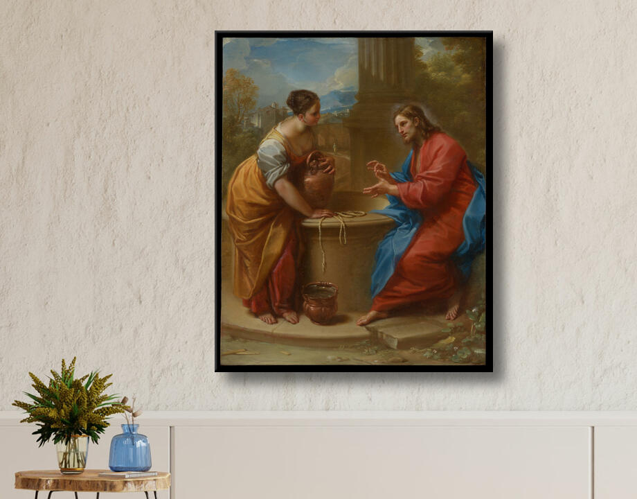Benedetto Luti : Le Christ et la femme de Samarie