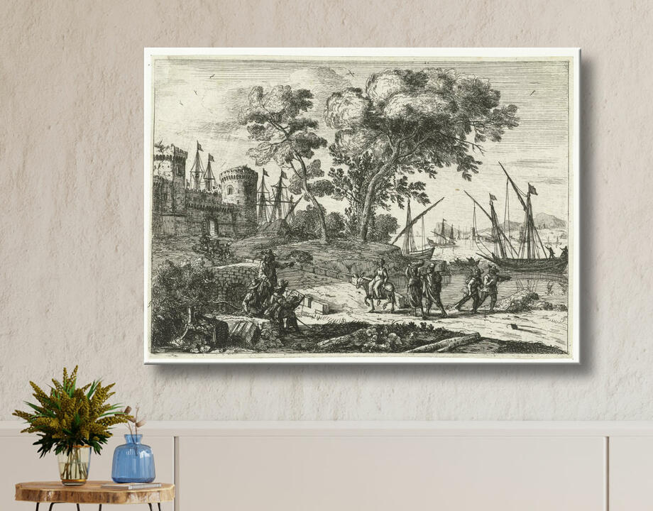 Claude Lorrain : Artiste au travail dans un paysage