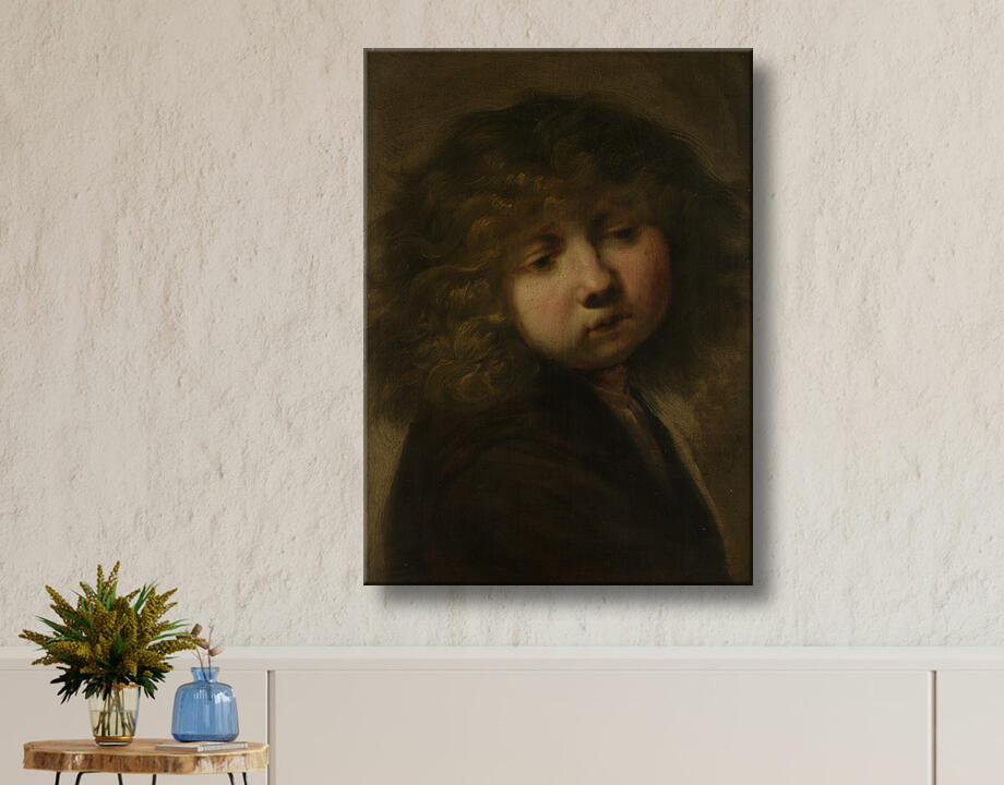 Rembrandt van Rijn : Tête de garçon
