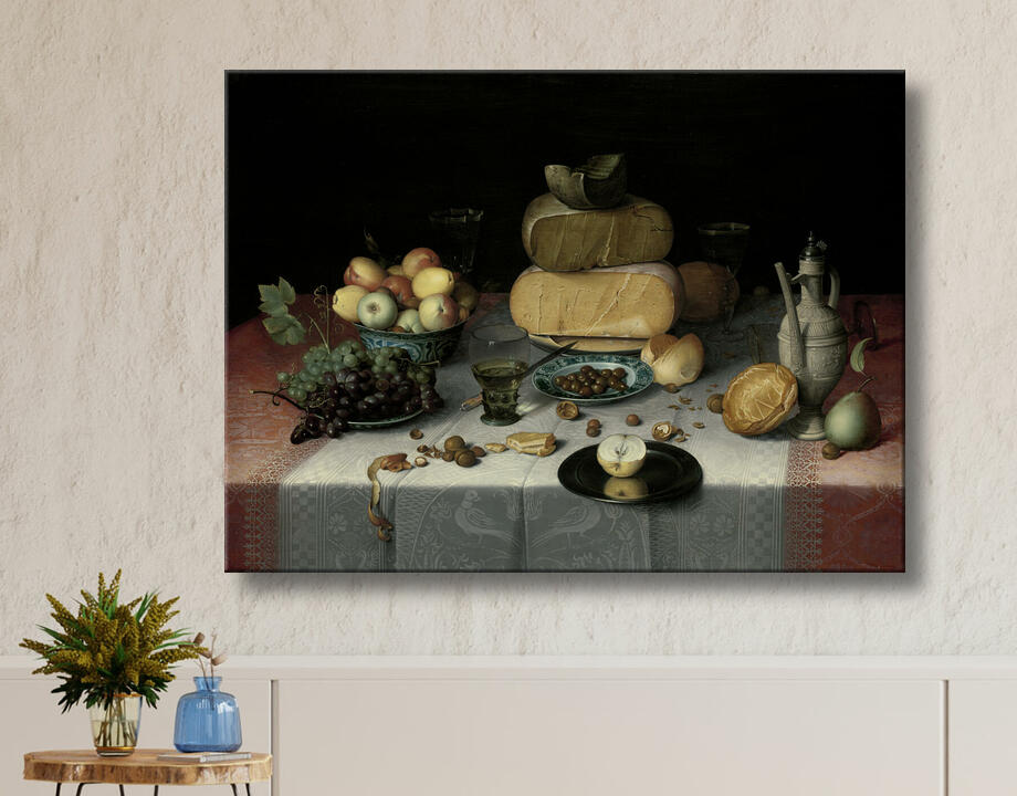 Floris Claesz van Dijck : Nature morte au fromage