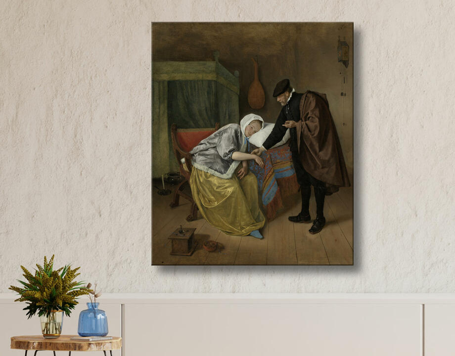 Jan Havicksz. Steen : La femme malade