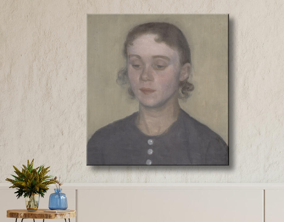 Hammershøi, Vilhelm : La femme de l'artiste, Ida Hammershøi, née Ilsted