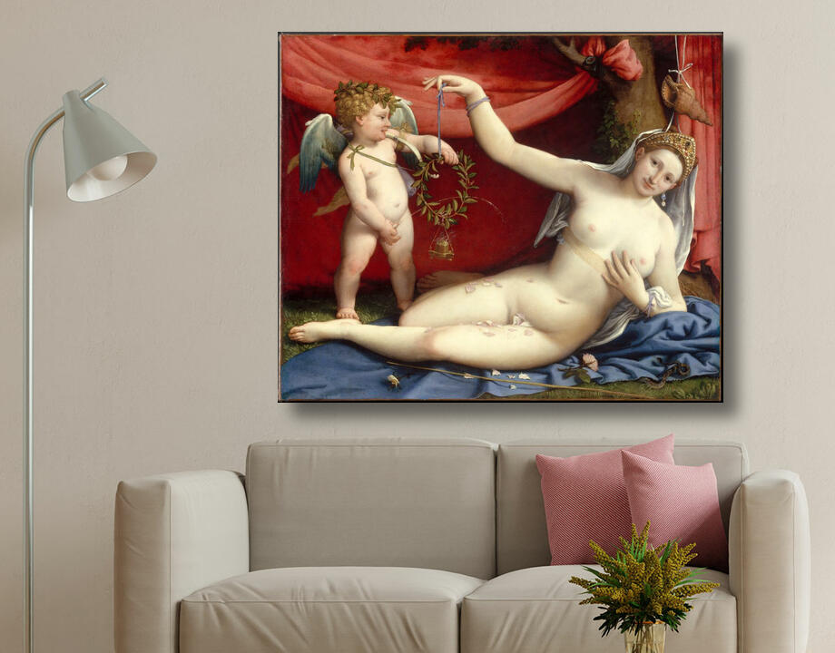 Lorenzo Lotto : Vénus et Cupidon