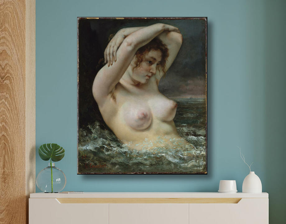 Gustave Courbet : La femme dans les vagues