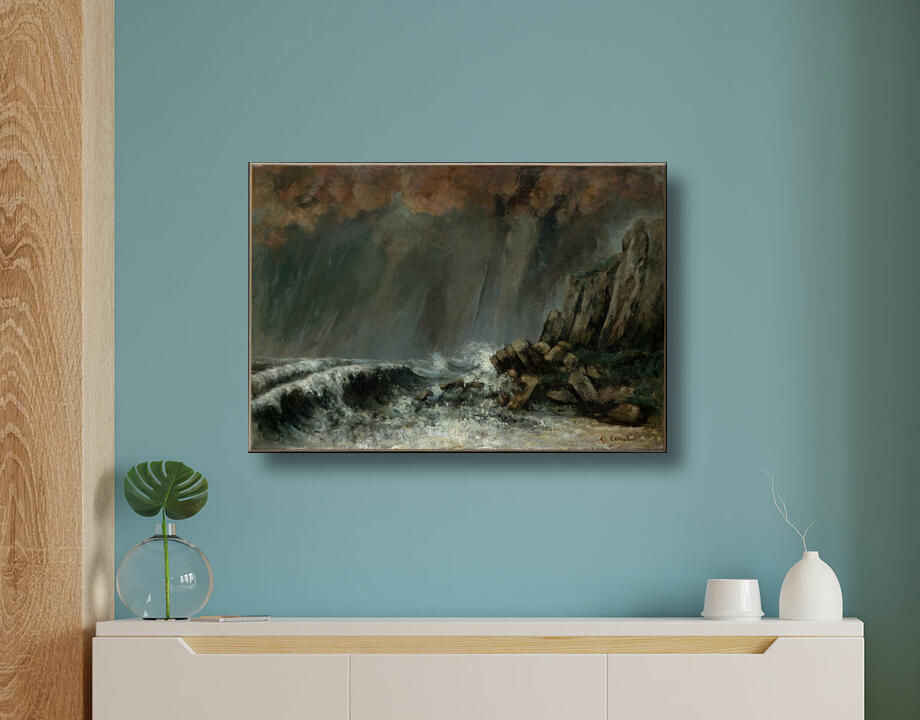 Gustave Courbet : Marine : la trombe marine