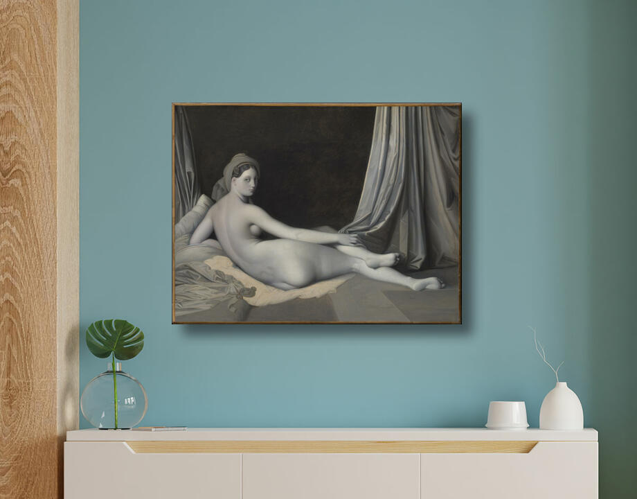 Jean Auguste Dominique Ingres : Odalisque in Grisaille