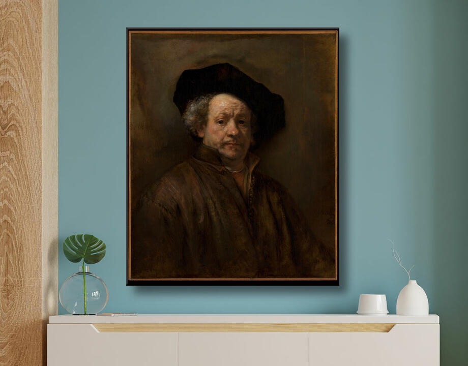 Rembrandt (Rembrandt van Rijn) : Autoportrait