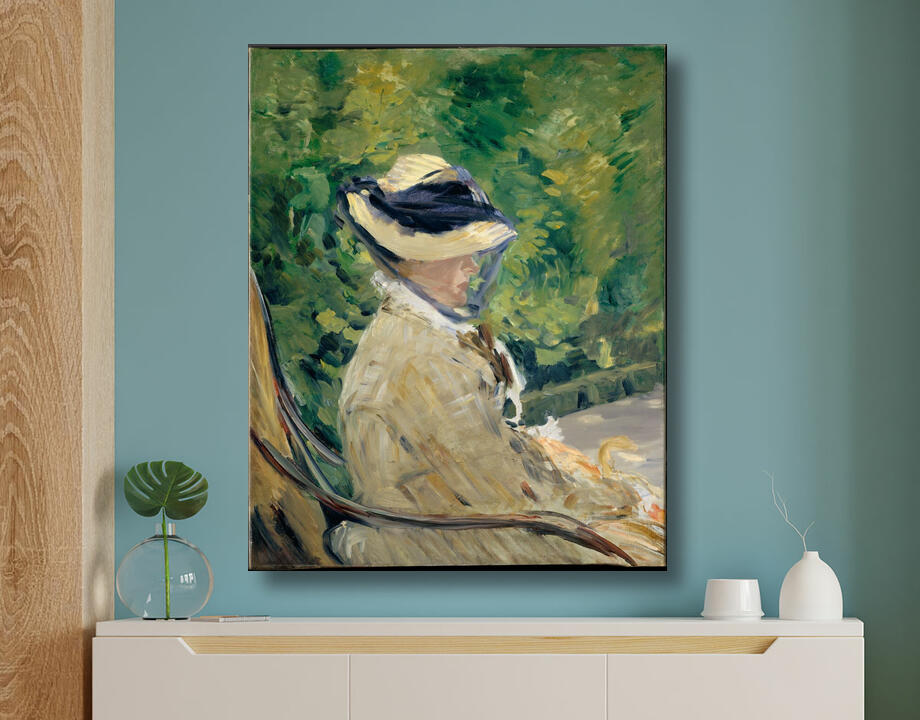 Edouard Manet : Madame Manet (Suzanne Leenhoff, 1829-1906) à Bellevue