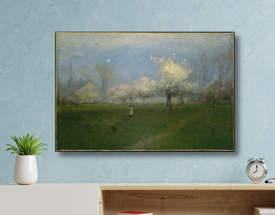 George Inness : Fleurs de printemps, Montclair, New Jersey