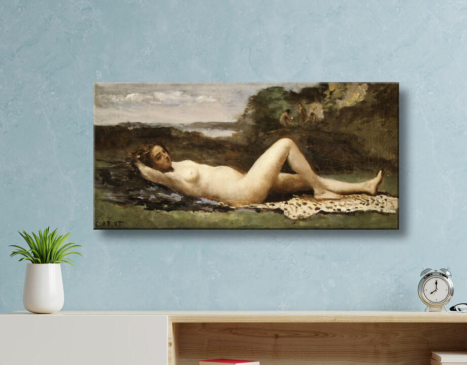 Camille Corot : Bacchante dans un paysage