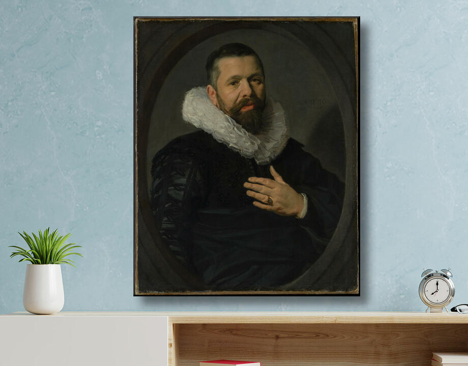 Frans Hals : Portrait d'un homme barbu avec une collerette