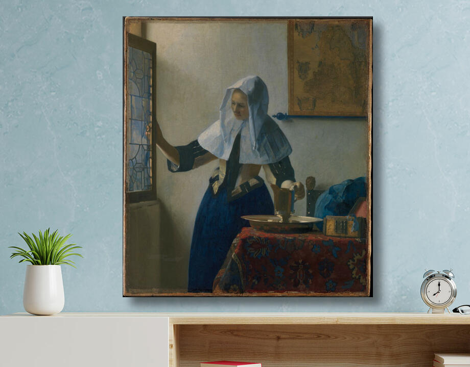 Johannes Vermeer : Jeune femme à l