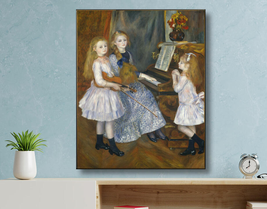 Auguste Renoir : Les Filles de Catulle Mendès, Huguette (1871-1964), Claudine (1876-1937) et Helyonne (1879-1955)