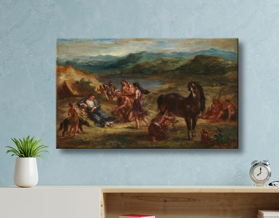 Eugène Delacroix : Ovide parmi les Scythes