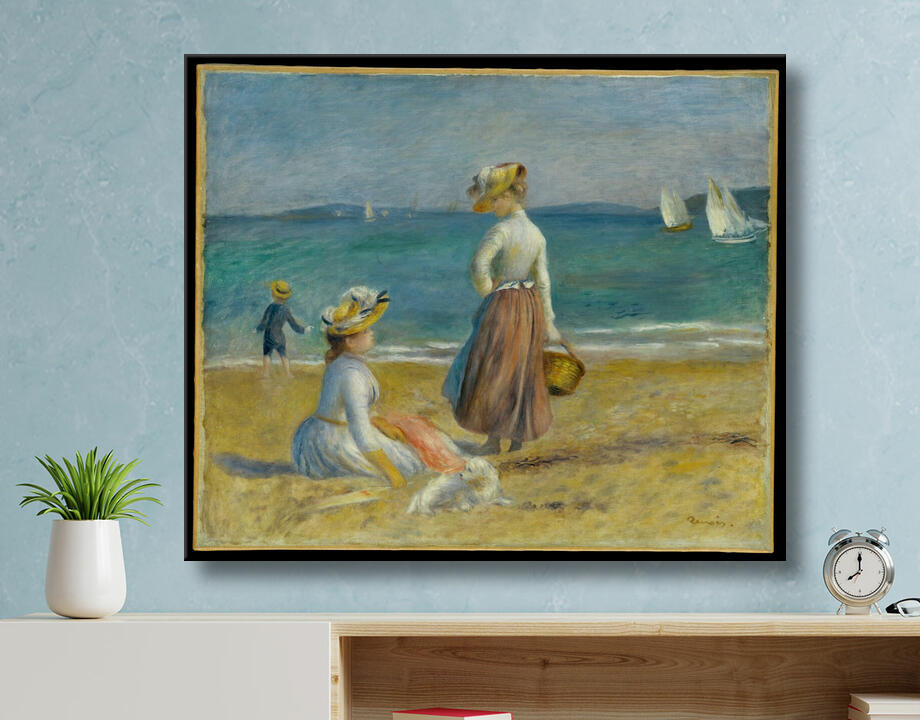 Auguste Renoir : Chiffres sur la plage